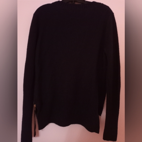 Smart Set navy blue knit sweater with side zipper (size L) - Picture 4 of 6